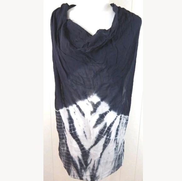 YFB Draped Front Tie Dye Sleeveless Top - Picture 1 of 5